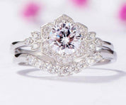 0.7 Ct Round Diamond Stackable Ring Set-Evani Naomi Jewelry