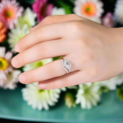0.7 Ct Round Diamond Stackable Ring Set-Evani Naomi Jewelry