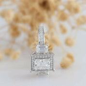 14k White Gold 2.0 Ct Radiant Cut Diamond Engagement Ring-Evani Naomi Jewelry