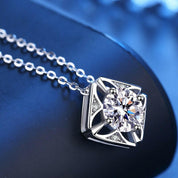 1.0 Ct Diamond Classic Pendant Necklace-Evani Naomi Jewelry