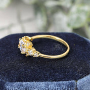 1.0 Ct Marquise Cut Diamond Classic 18k Gold Engagement Ring-Evani Naomi Jewelry
