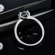 1.0 Ct Petite Milgrain Engagement Ring-Evani Naomi Jewelry