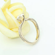 1.0 Ct Round Cut Diamond 14K Yellow Gold Engagement Ring-Evani Naomi Jewelry