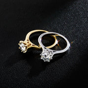 1.0 Ct Round Cut Diamond Engagement Ring-Evani Naomi Jewelry