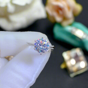 1.0 Ct Round Cut Diamond Engagement Ring-Evani Naomi Jewelry