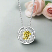 1.0 Ct Round Diamond Elegant Necklace-Evani Naomi Jewelry