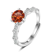 1.0 Ct Round Diamond Engagement Ring-Evani Naomi Jewelry