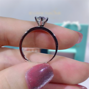 1.0 Ct Round Diamond Engagement Ring-Evani Naomi Jewelry