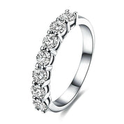 1.0 Ct Round Diamond Engagement Ring Set-Evani Naomi Jewelry
