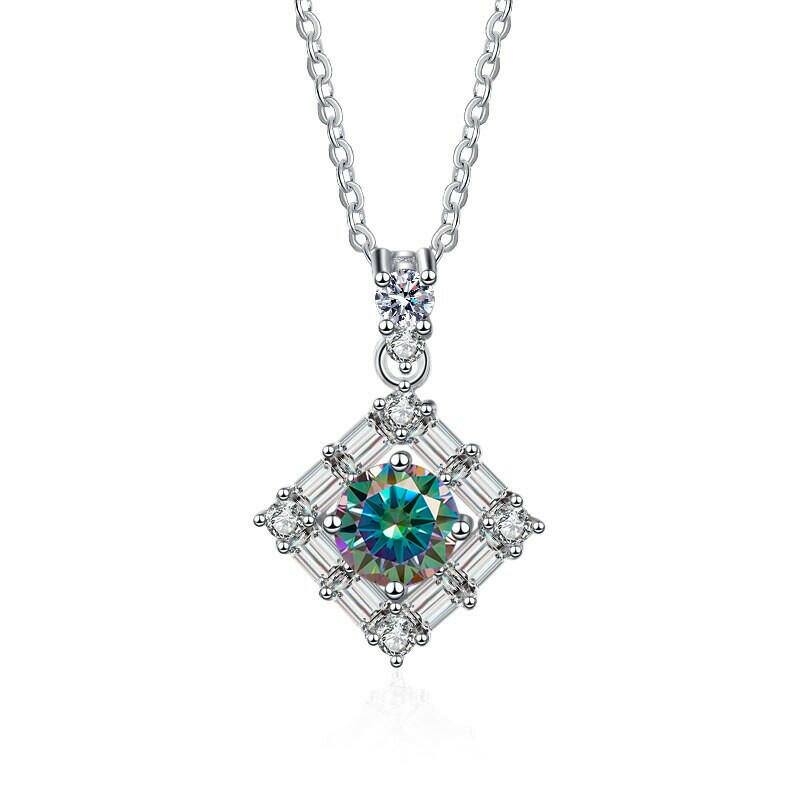 1.0 Ct Round Diamond Necklace-Evani Naomi Jewelry