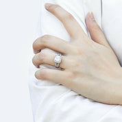 1.2 Ct Princess Cut Diamond Engagement Ring-Evani Naomi Jewelry