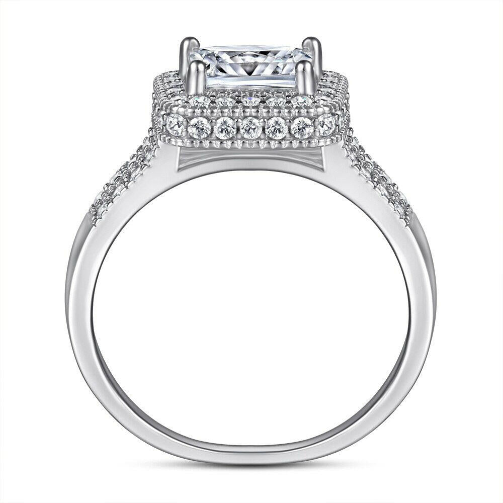 1.2 Ct Princess Cut Diamond Engagement Ring-Evani Naomi Jewelry