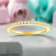 1.3mm Diamond Eternity Wedding Band-Evani Naomi Jewelry