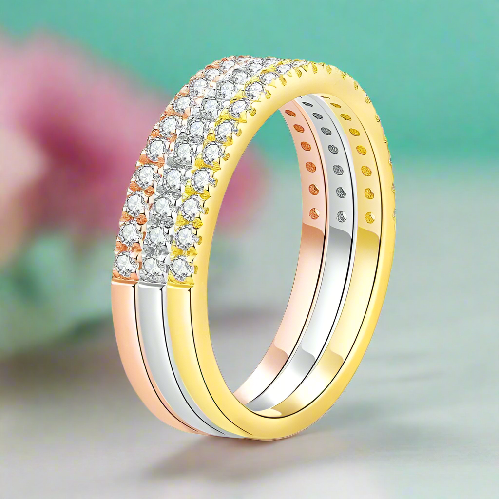1.3mm Diamond Eternity Wedding Band-Evani Naomi Jewelry
