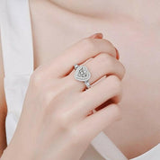 1ct Heart Cut Diamond Engagement Ring-Evani Naomi Jewelry