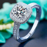 1ct Round Cut Diamond Solitaire Wedding Ring-Evani Naomi Jewelry