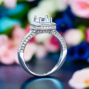 1ct Round Cut Diamond Solitaire Wedding Ring-Evani Naomi Jewelry