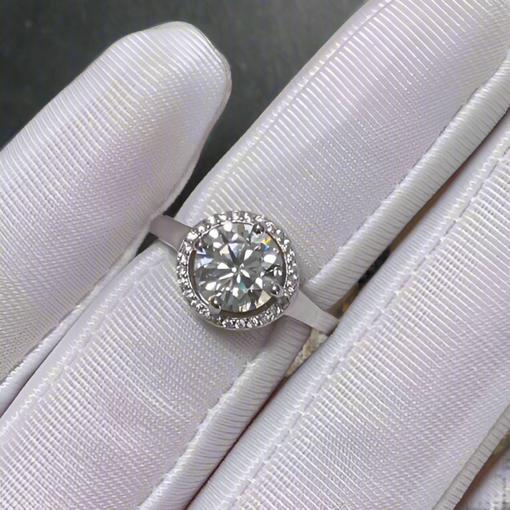 2.0 Ct Round Cut Adjustable Engagement Ring-Evani Naomi Jewelry
