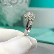 2.0 Ct Round Cut Diamond Classic Engagement Ring-Evani Naomi Jewelry