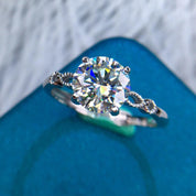 2.0 Ct Round Cut Diamond Engagement Ring-Evani Naomi Jewelry