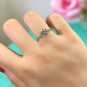 2.0 Ct Round Cut Diamond Engagement Ring-Evani Naomi Jewelry
