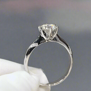 2.0 Ct Round Cut Diamond Engagement Ring-Evani Naomi Jewelry
