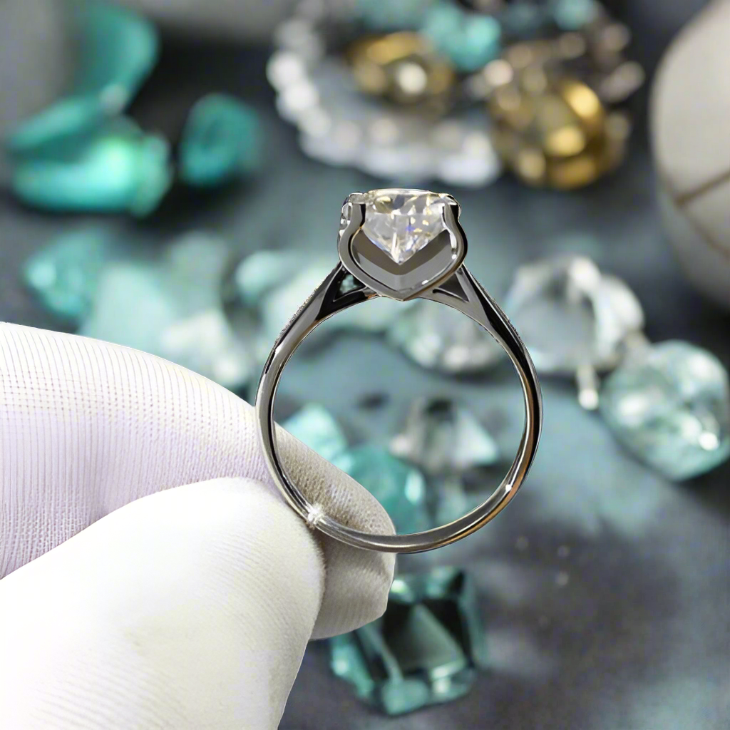 2.0 Ct Round Cut Diamond Engagement Ring-Evani Naomi Jewelry