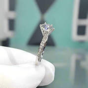 2.0 Ct Round Cut Diamond Engagement Ring-Evani Naomi Jewelry