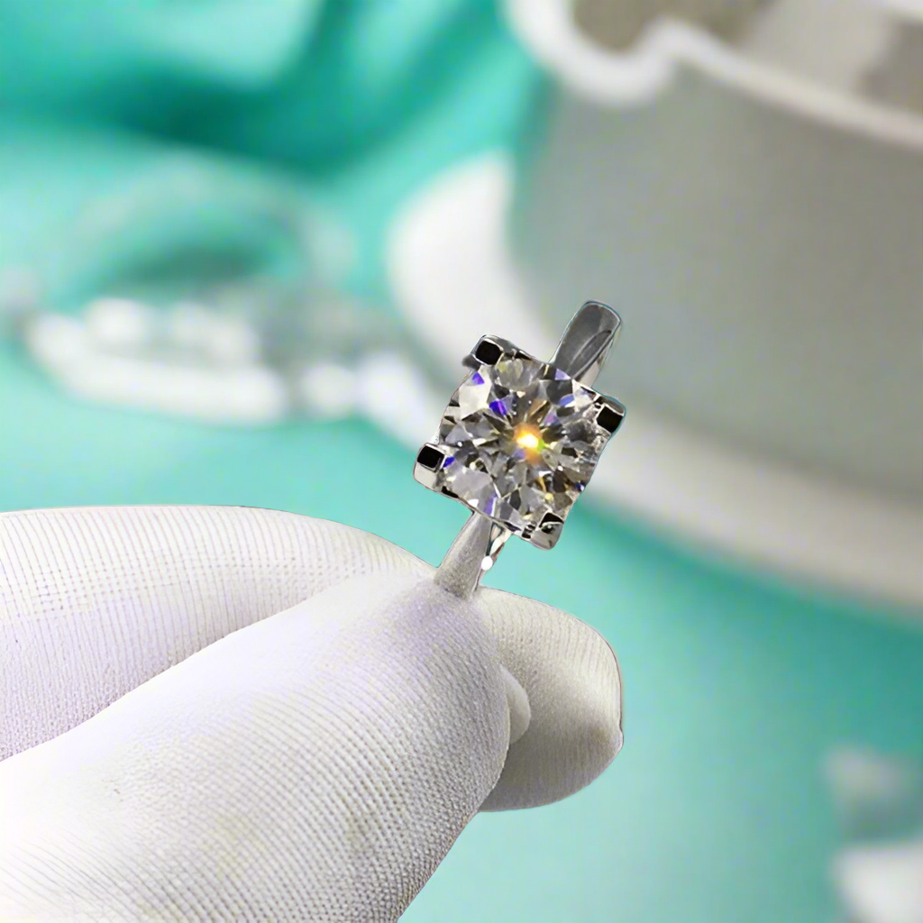 2.0 Ct Round Cut Diamond Engagement Ring-Evani Naomi Jewelry