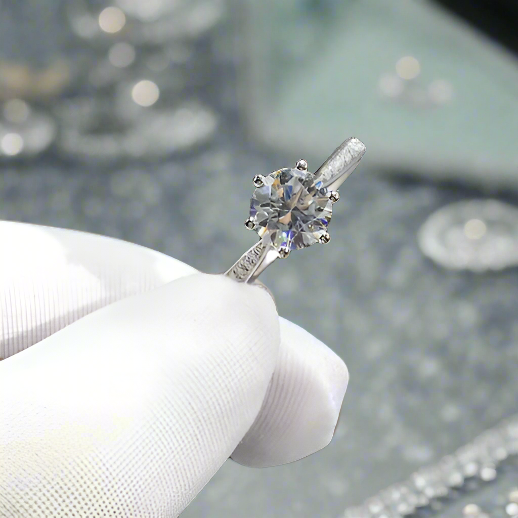 2.0 Ct Round Cut Diamond Engagement Ring-Evani Naomi Jewelry