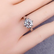 2.0 Ct Round Diamond Engagement Ring-Evani Naomi Jewelry