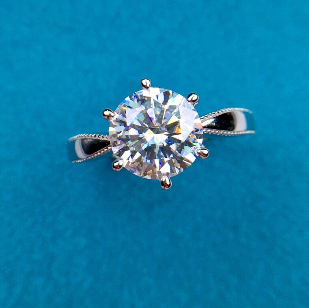 2.0 Ct Round Diamond Engagement Ring-Evani Naomi Jewelry