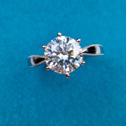2.0 Ct Round Diamond Engagement Ring-Evani Naomi Jewelry