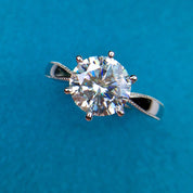 2.0 Ct Round Diamond Engagement Ring-Evani Naomi Jewelry