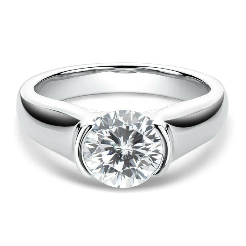 2.0 Ct Round Diamond Wedding Ring-Evani Naomi Jewelry