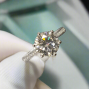 2.0ct Diamond Platinum Engagement Ring-Evani Naomi Jewelry