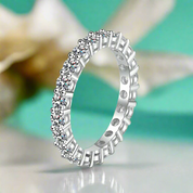 2.2 Ct Round Eternity Diamond Wedding Band-Evani Naomi Jewelry