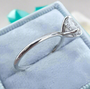 2.5 Ct Princess Cut Diamond Classic Engagement Ring-Evani Naomi Jewelry