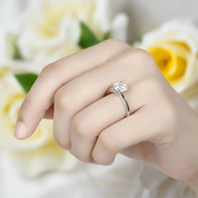 2.5 Ct Round Cut Solitaire Diamond Engagement Ring-Evani Naomi Jewelry