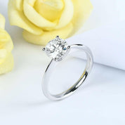 2.5 Ct Round Cut Solitaire Diamond Engagement Ring-Evani Naomi Jewelry