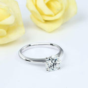 2.5 Ct Round Cut Solitaire Diamond Engagement Ring-Evani Naomi Jewelry