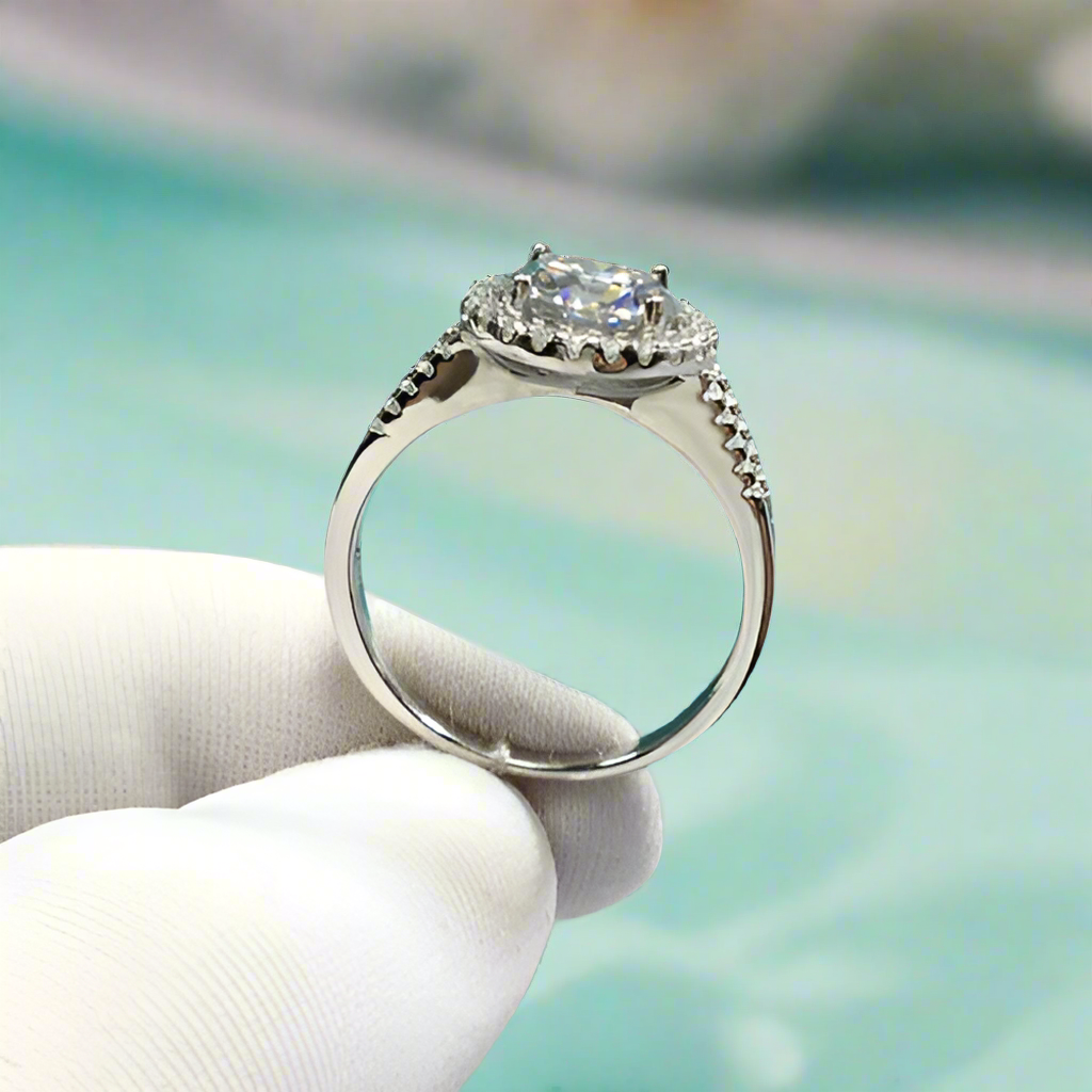 2ct Diamond Split Shank Engagement Ring-Evani Naomi Jewelry