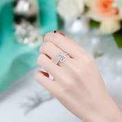 2ct Radiant Cut Diamond Engagement Ring-Evani Naomi Jewelry