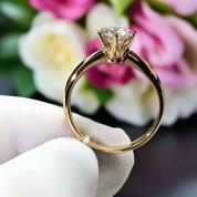 3.0 Ct Round Cut Diamond Classic Engagement Ring-Evani Naomi Jewelry