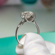 3.0 Ct Round Cut Diamond Cow Head Engagement Ring-Evani Naomi Jewelry