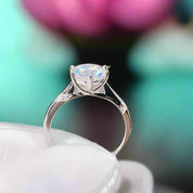 3.0 Ct Round Cut Diamond Engagement Ring-Evani Naomi Jewelry