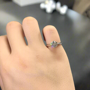 3.0 Ct Round Cut Diamond Solitaire Engagement Ring-Evani Naomi Jewelry