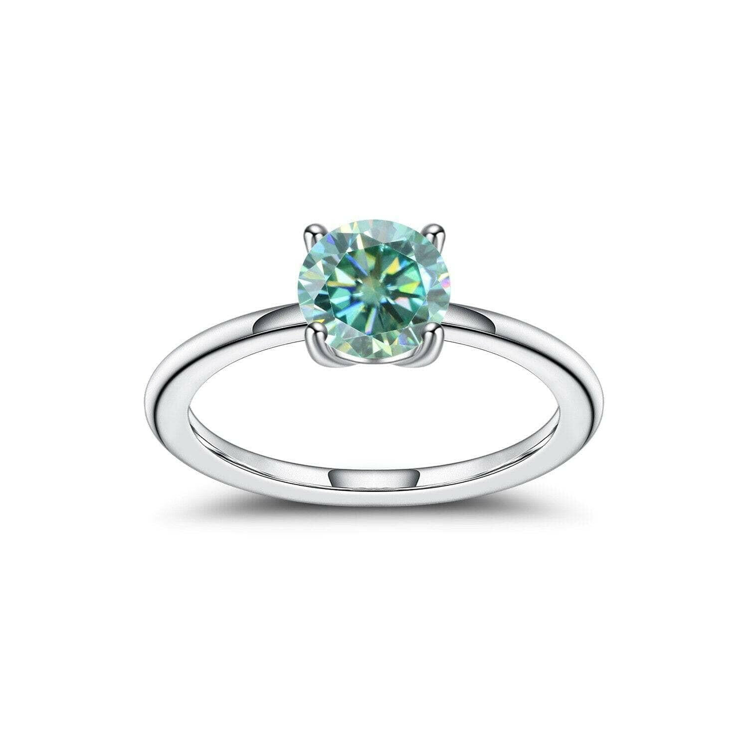 3.0 Ct Round Cut Solitaire Engagement Ring-Evani Naomi Jewelry