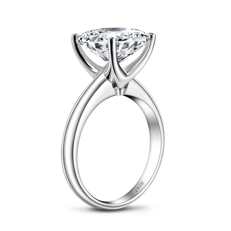 4.0 Ct Diamond Classic Engagement Ring-Evani Naomi Jewelry