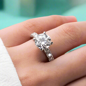 4.3 Cttw Round Diamond Classic Wedding Ring-Evani Naomi Jewelry